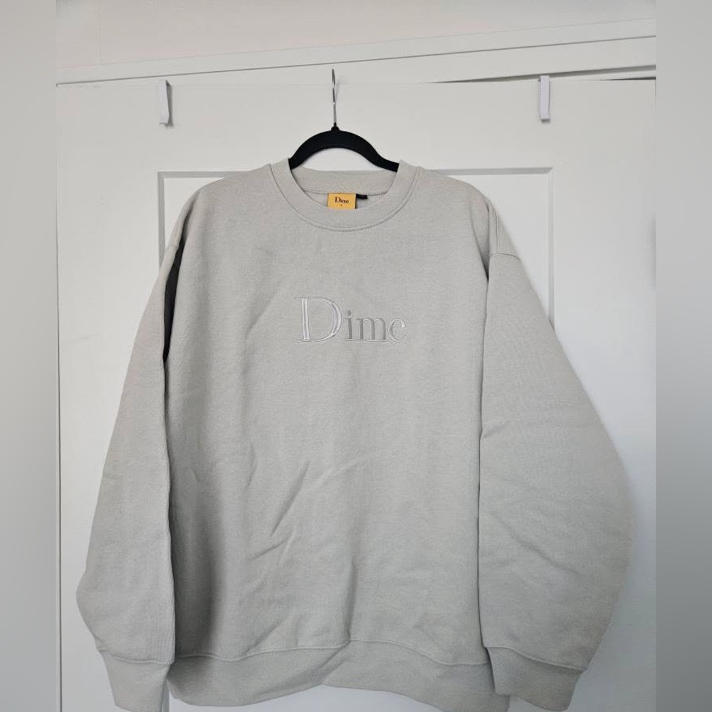 Dime Classic Logo Crewneck - Clay Green